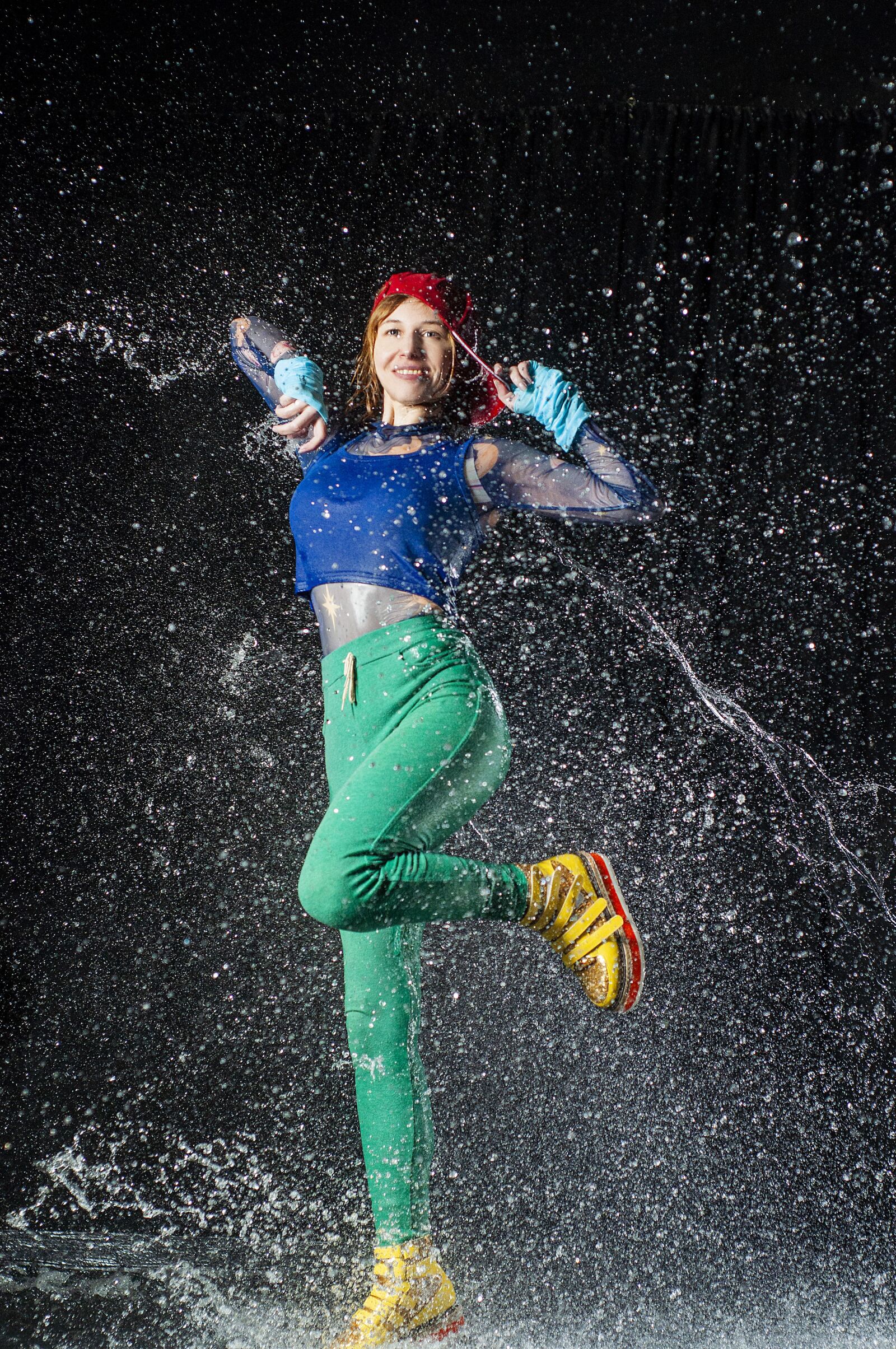 Nikon D90 sample photo. Jump, dance, sports photography