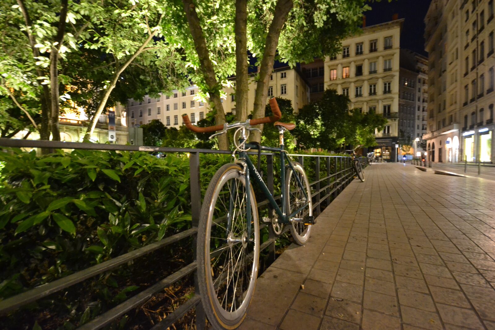 Nikon D3100 sample photo. Bike, night, city photography
