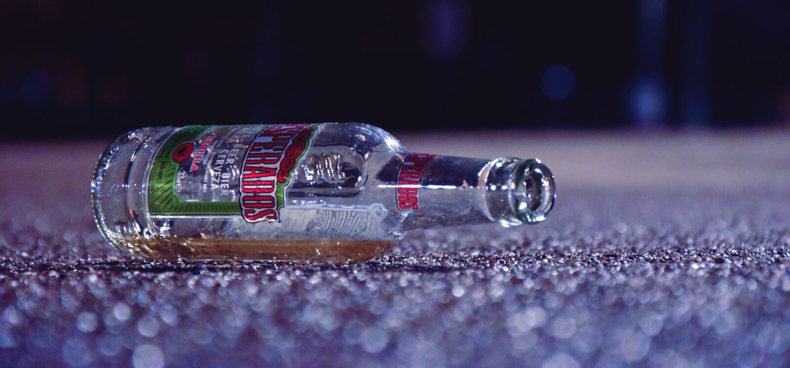 Nikon D5600 sample photo. Night, bottle, urban photography