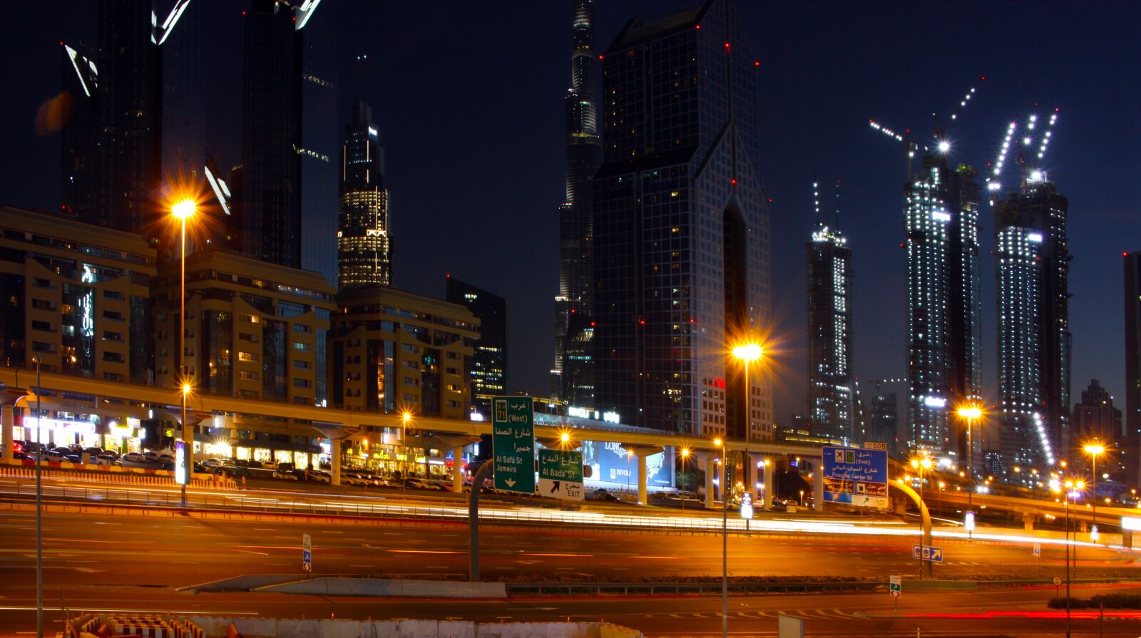 Canon EOS 450D (EOS Rebel XSi / EOS Kiss X2) sample photo. Dubai, sheikh zayed road photography