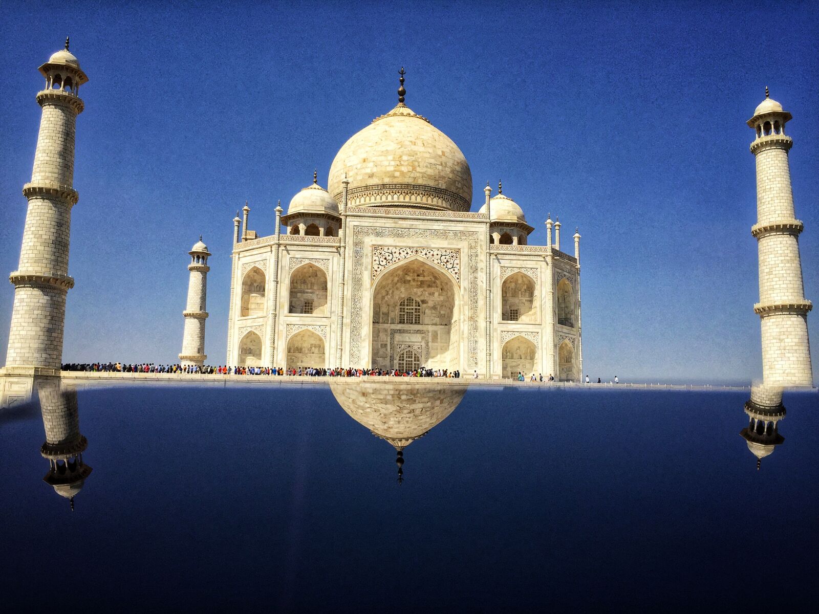 iPhone 6 back camera 4.15mm f/2.2 sample photo. Taj, agra, india photography