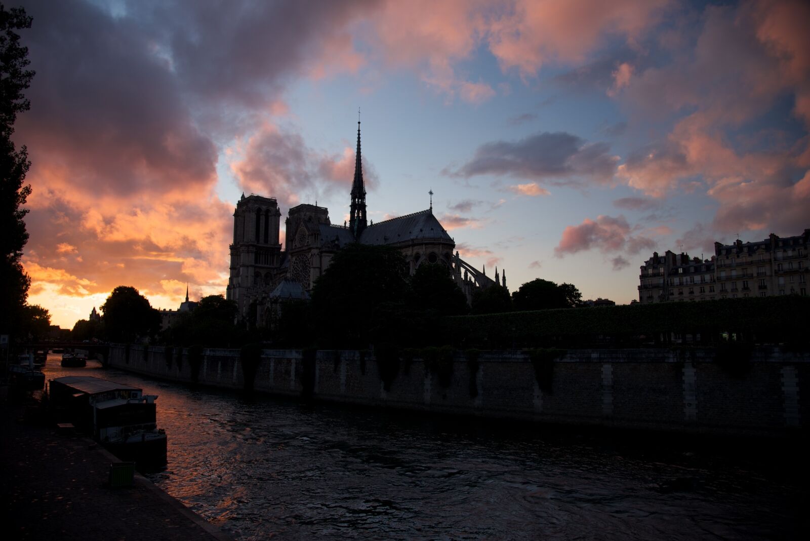 Nikon D750 sample photo. River, notre-dame, summer photography