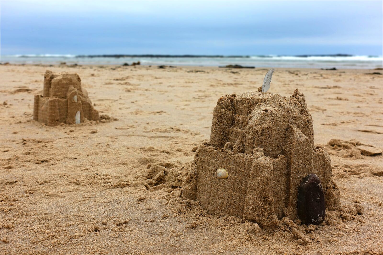 Sony DSC-RX100M5 sample photo. Sand, castle, sandcastle photography