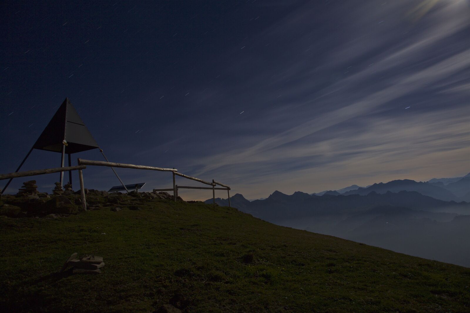 Canon EOS 5D Mark II sample photo. Night, mountains, moonlight photography