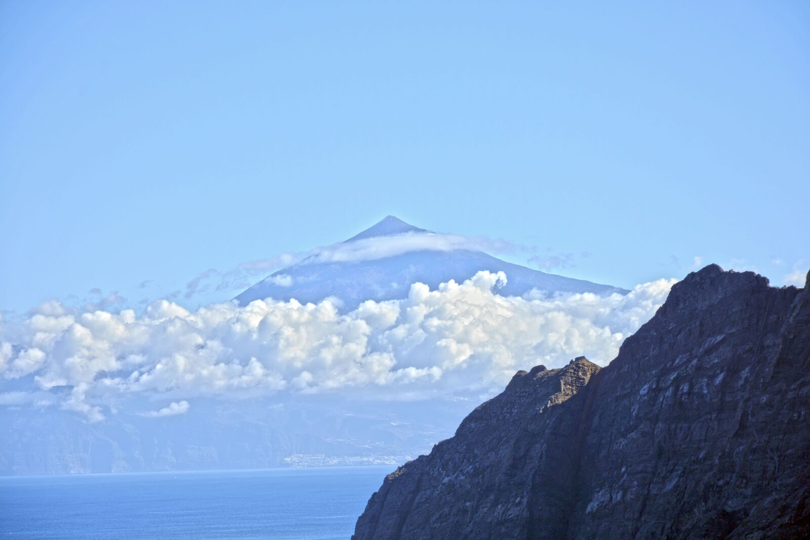 Nikon D7100 sample photo. Volcano, teide, clouds photography