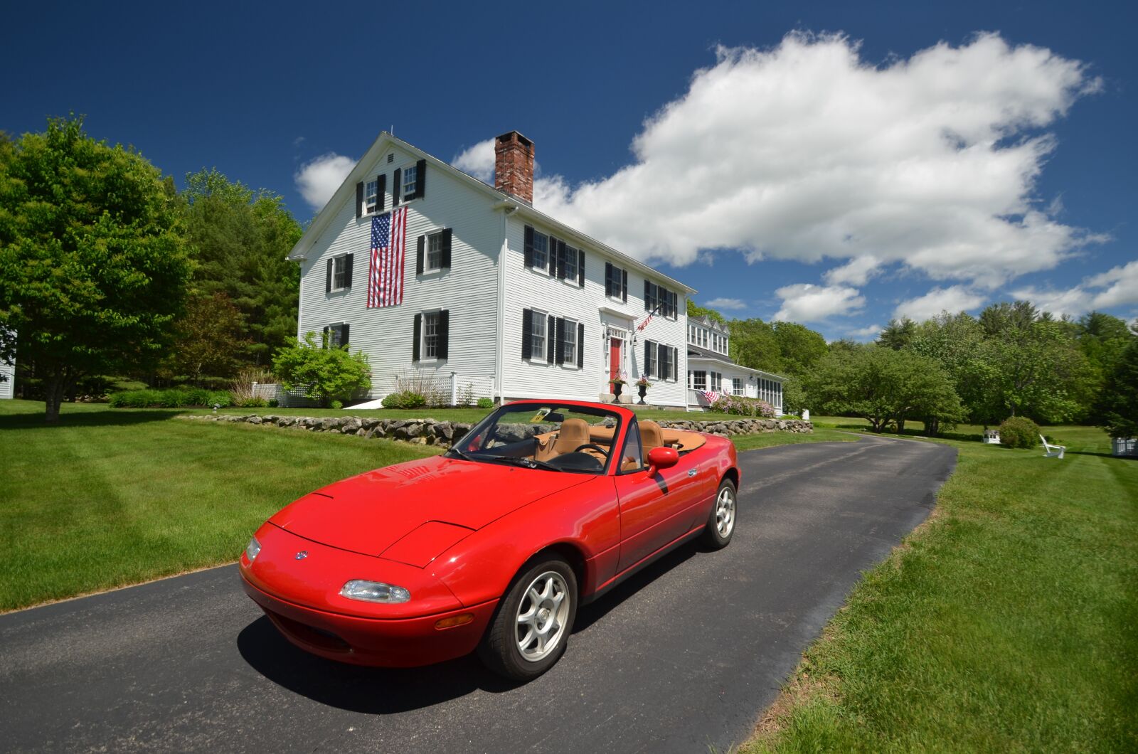 Nikon D5100 sample photo. Miata, antique, colonial photography