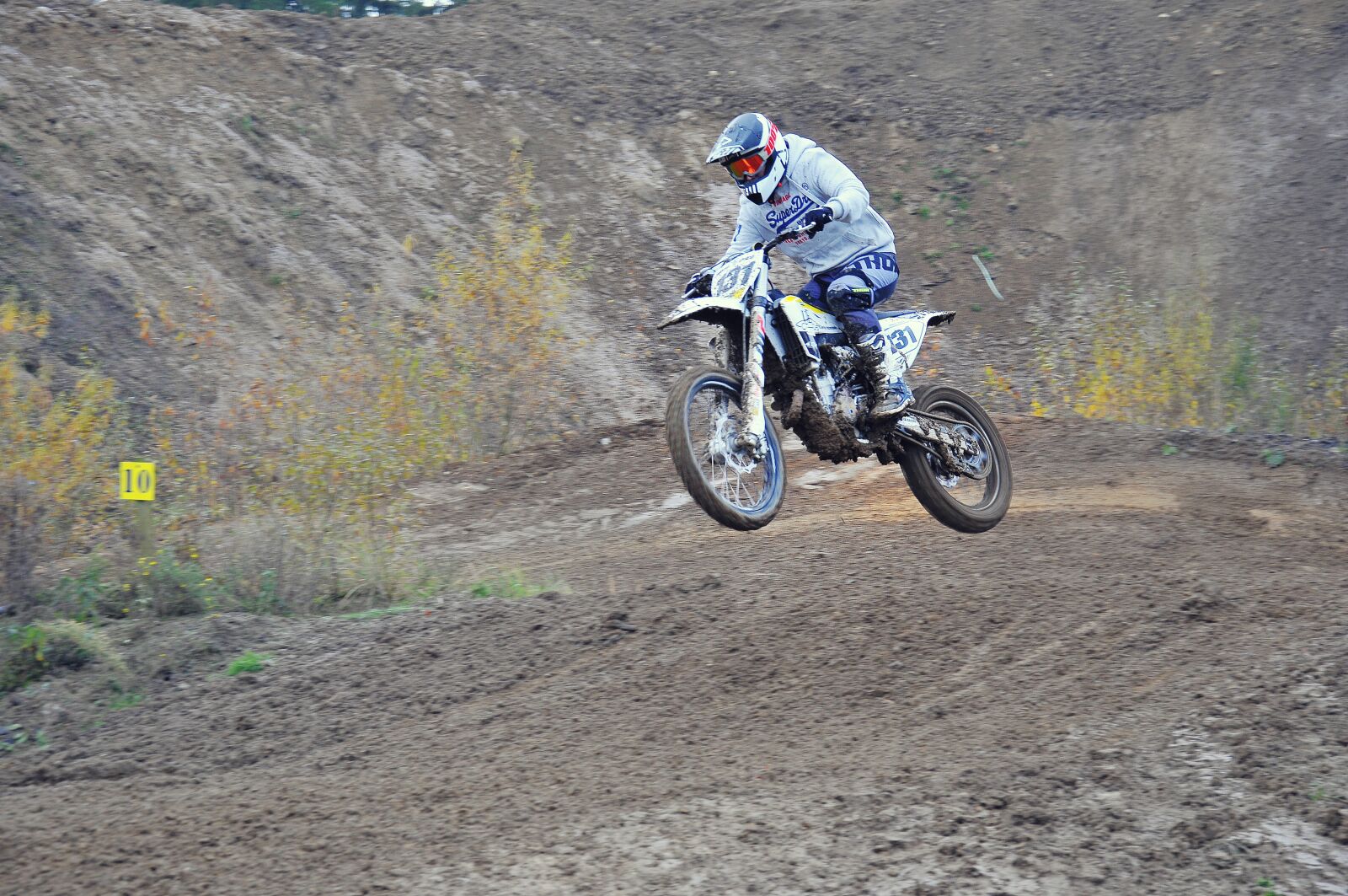 Nikon D300S sample photo. Biker, motocross, race photography