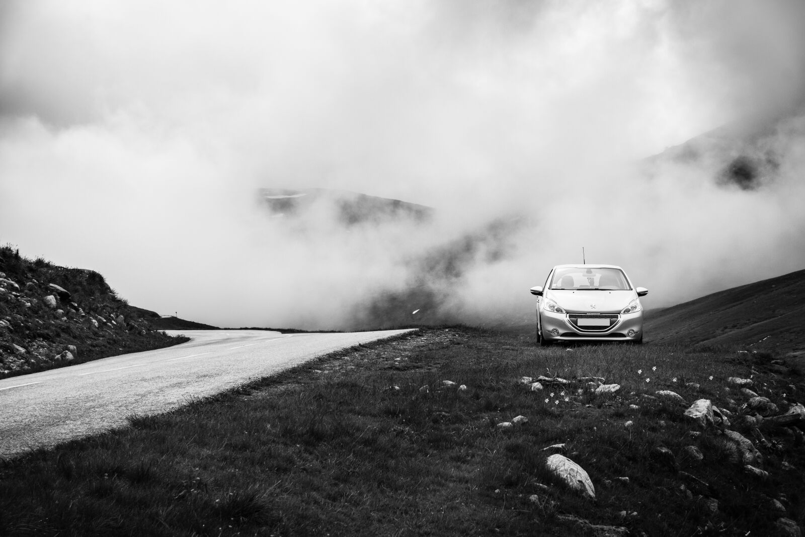 Nikon D7100 sample photo. Mountain, car, peugeot photography