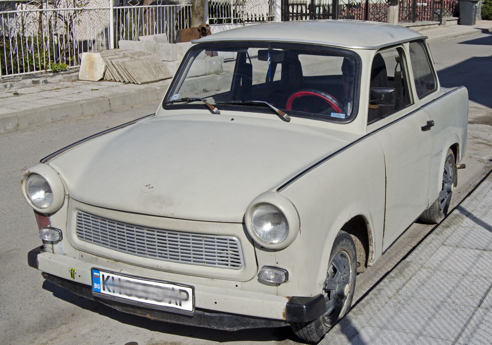Nikon D5100 sample photo. Trabant, east germany, vintage photography