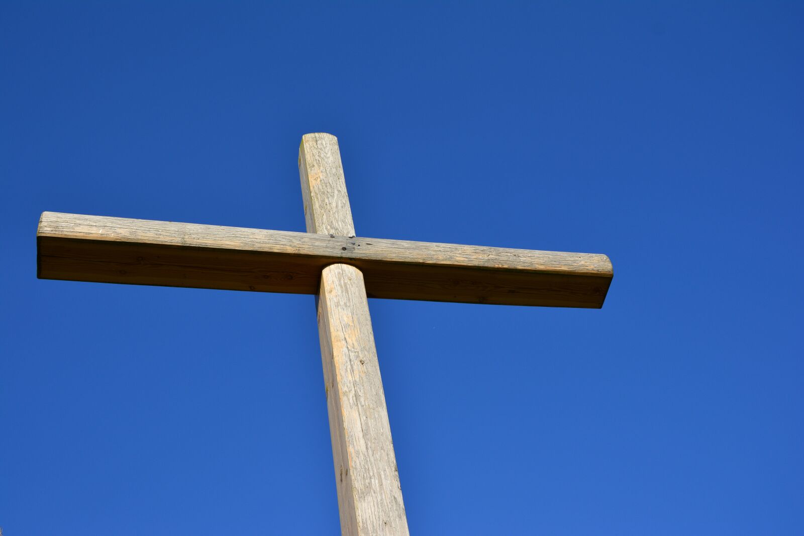 Nikon D5200 sample photo. Cross, wooden cross, christianity photography