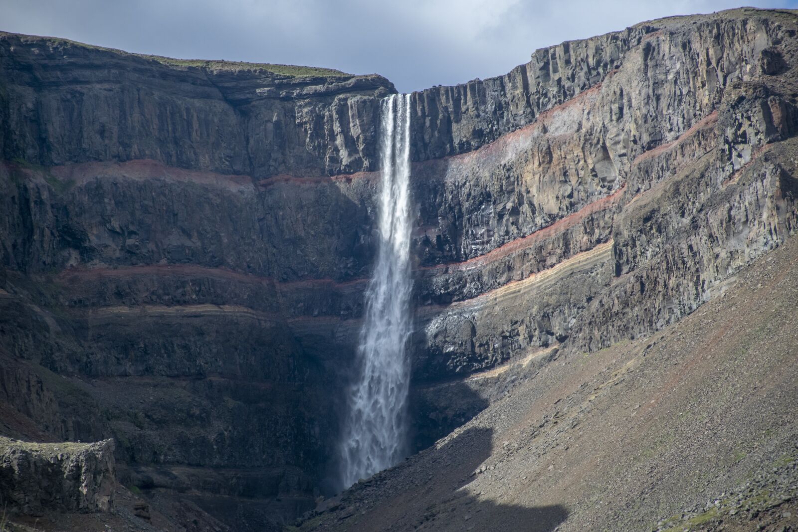Nikon D5300 sample photo. Iceland, hengifoss, waterfall photography