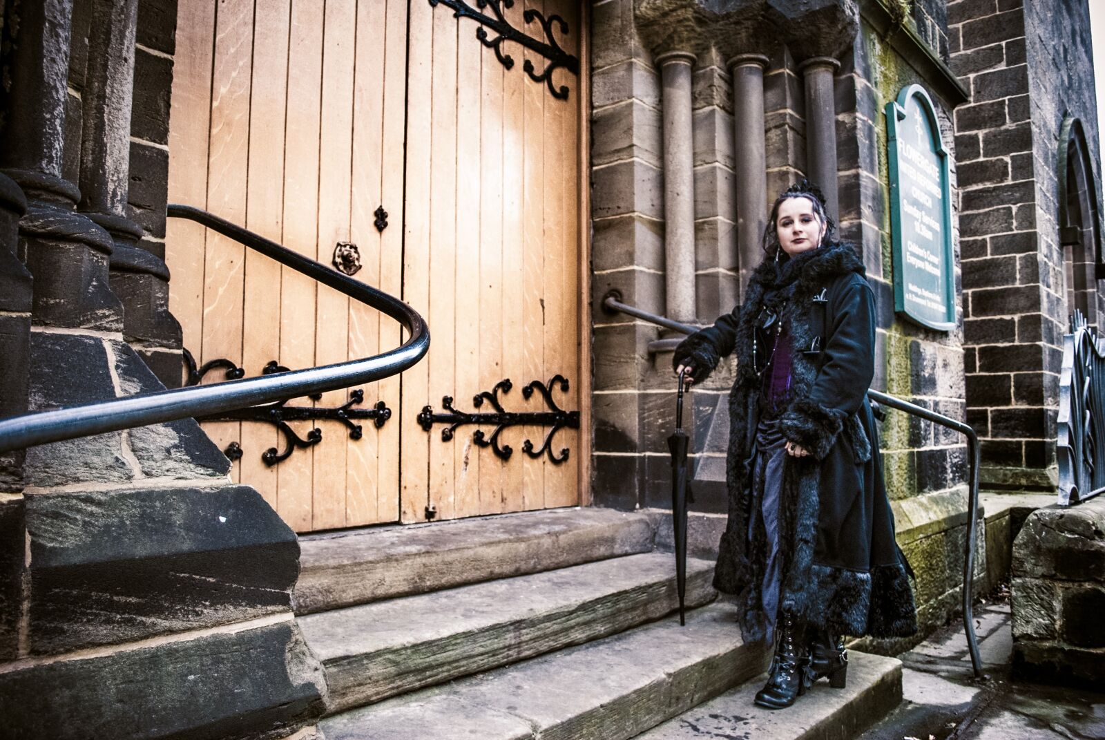 Nikon D3000 sample photo. Wgw, whitby goth weekend photography