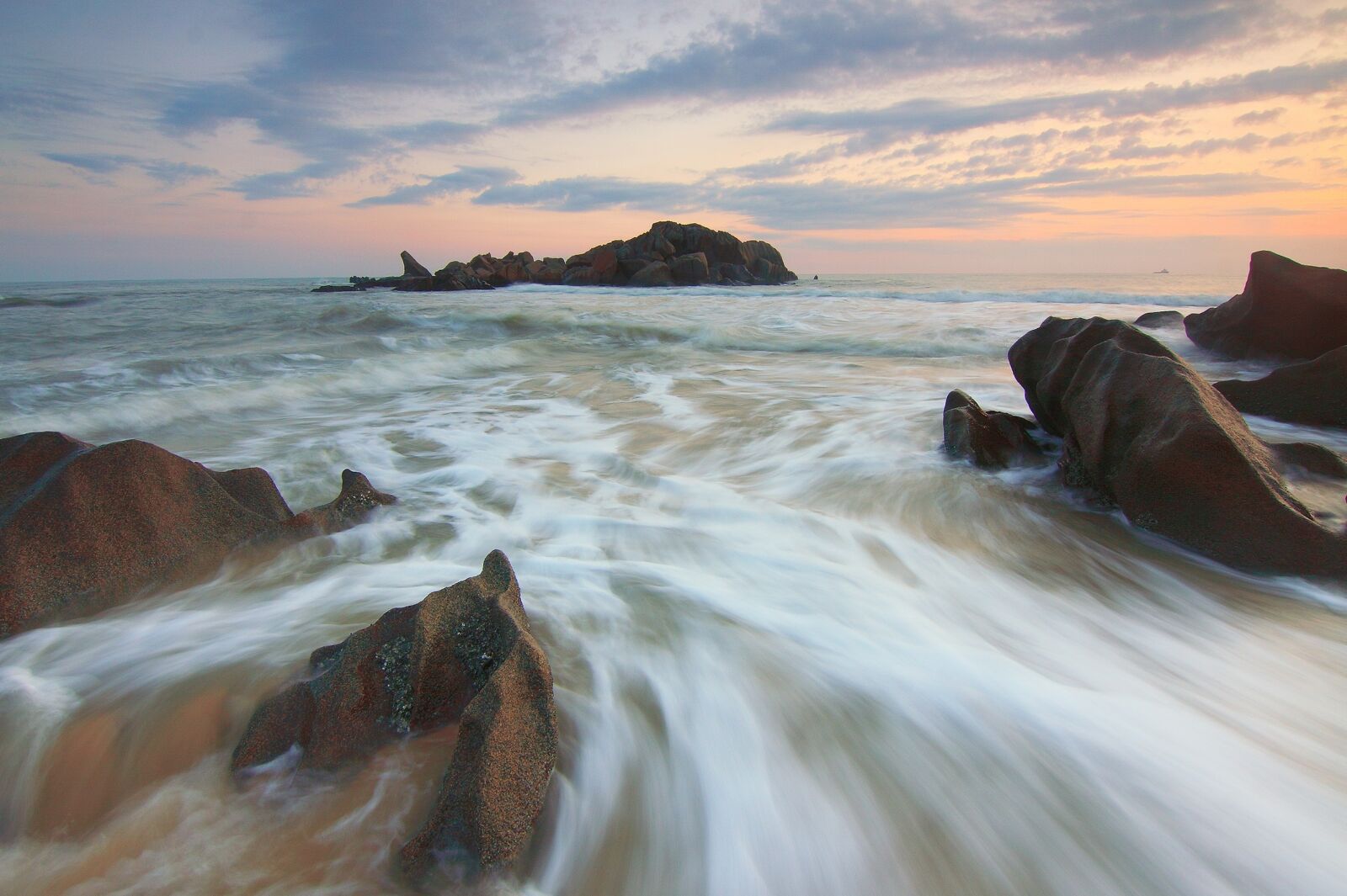 Canon EOS 50D sample photo. Motion water, sunrise, landscape photography