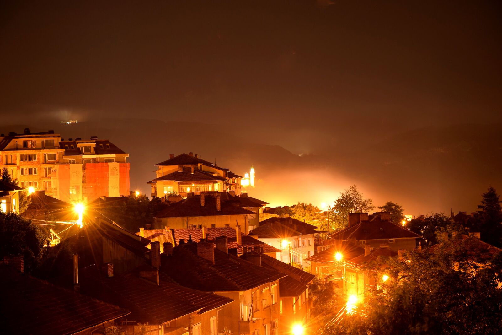 Nikon D3300 sample photo. Veliko tarnovo, tsarevets, night photography
