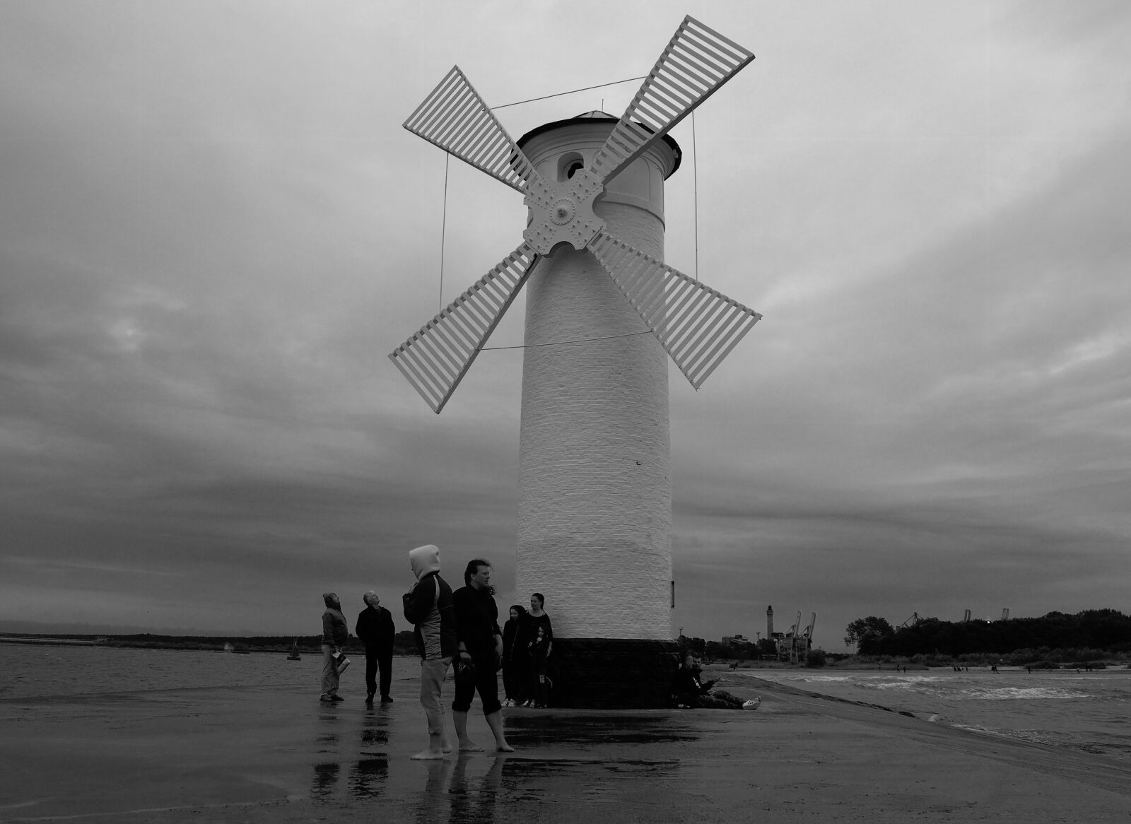 Olympus PEN E-PL6 sample photo. Windmill, świnoujście, sea photography