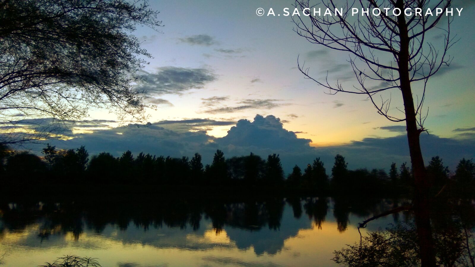 Xiaomi Redmi Note 3 sample photo. Sunset, lake, landscape photography