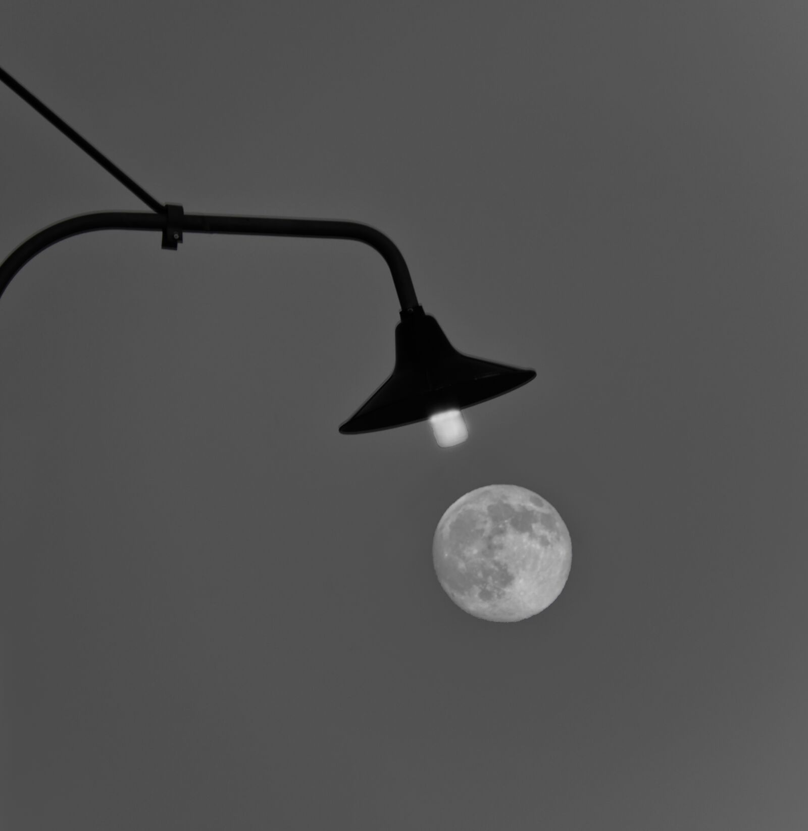Nikon D5300 sample photo. Moon, lamp, light photography