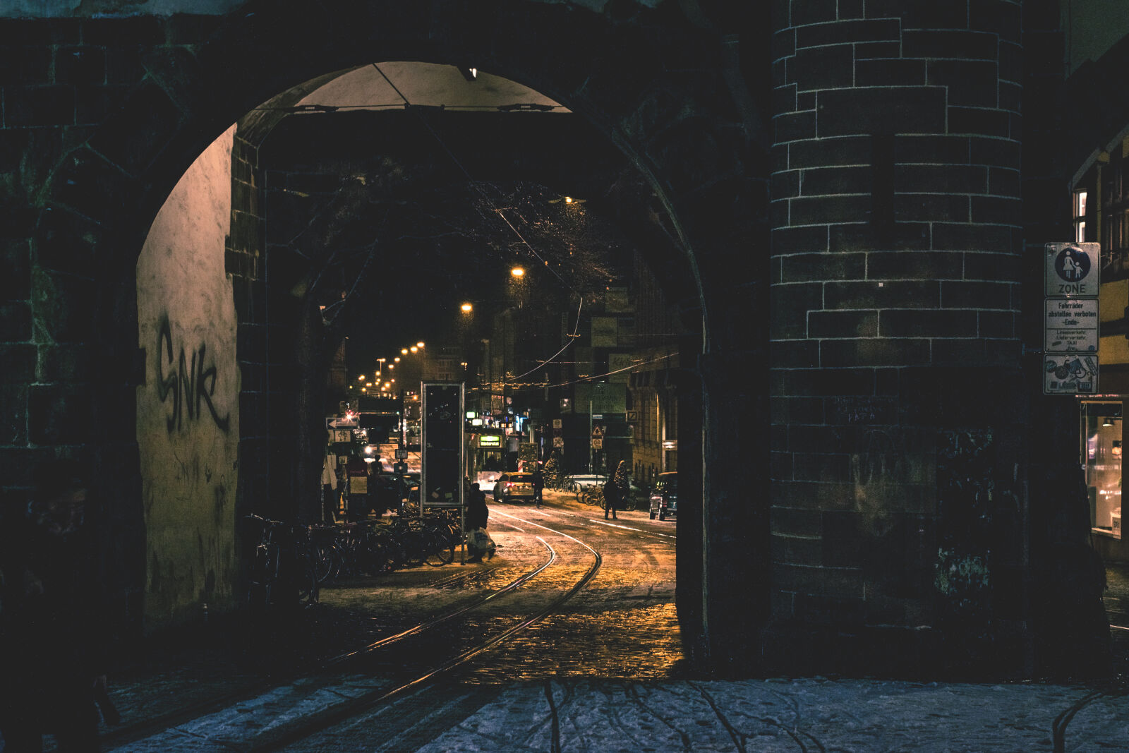 Nikon D5300 sample photo. Arch, architecture, archway, bicycles photography