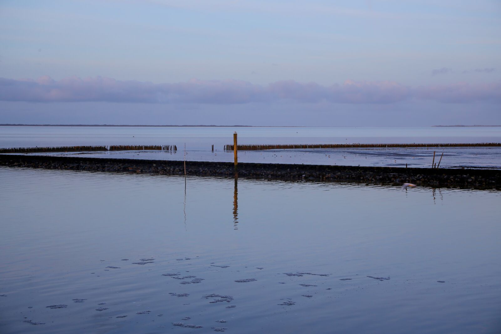 Canon EF 28-80mm f/3.5-5.6 sample photo. Ebb, dusk, coast photography