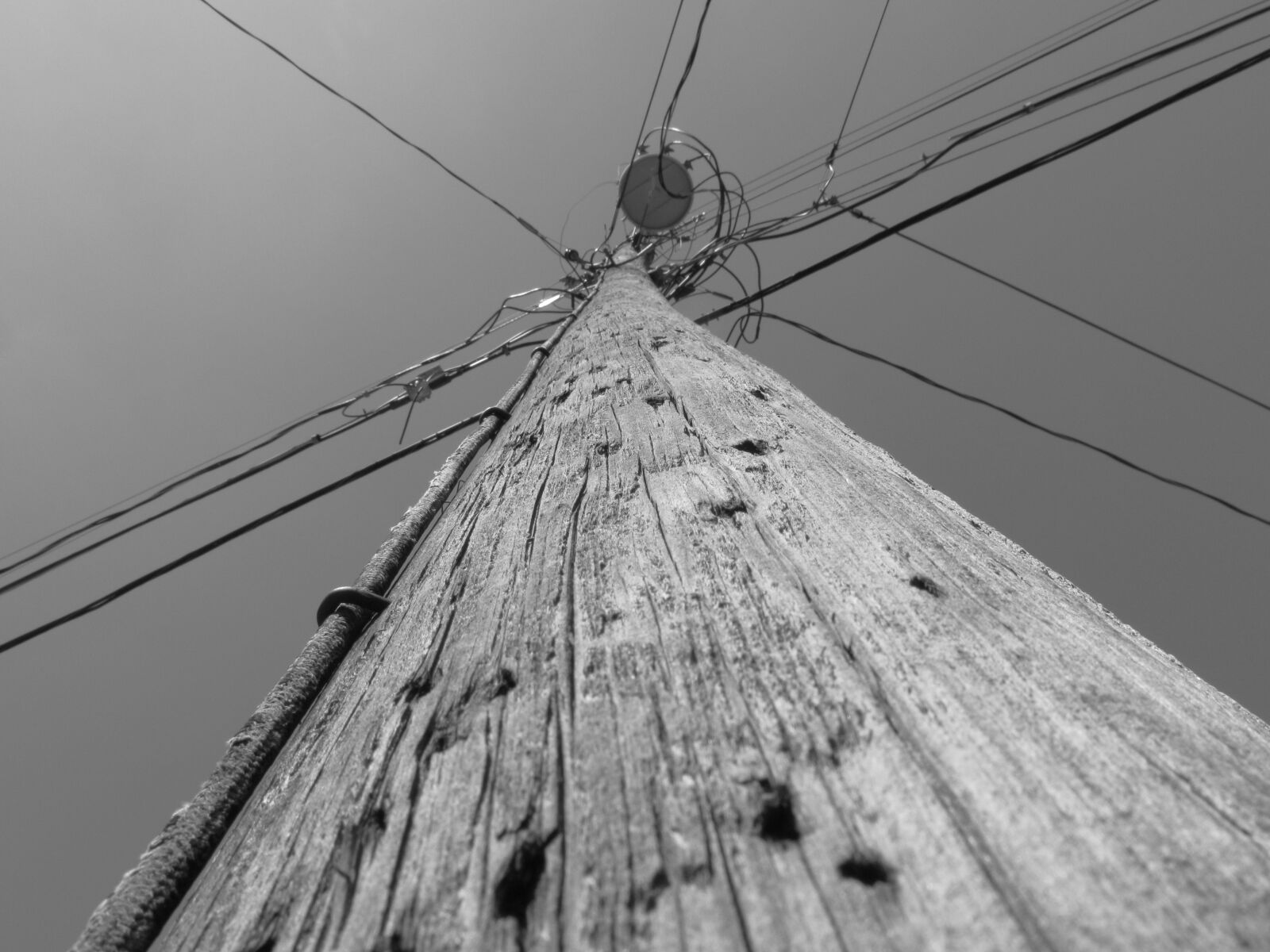 Canon PowerShot SX30 IS sample photo. Black and white, industrial photography
