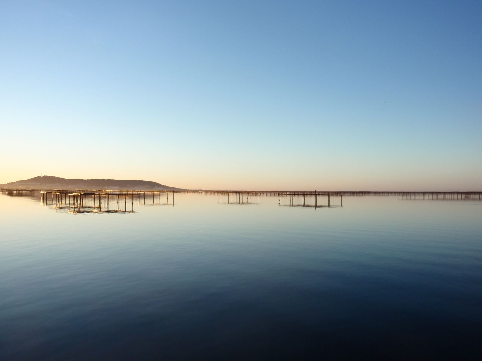 Olympus u9000,S9000 sample photo. Body of water, dawn photography
