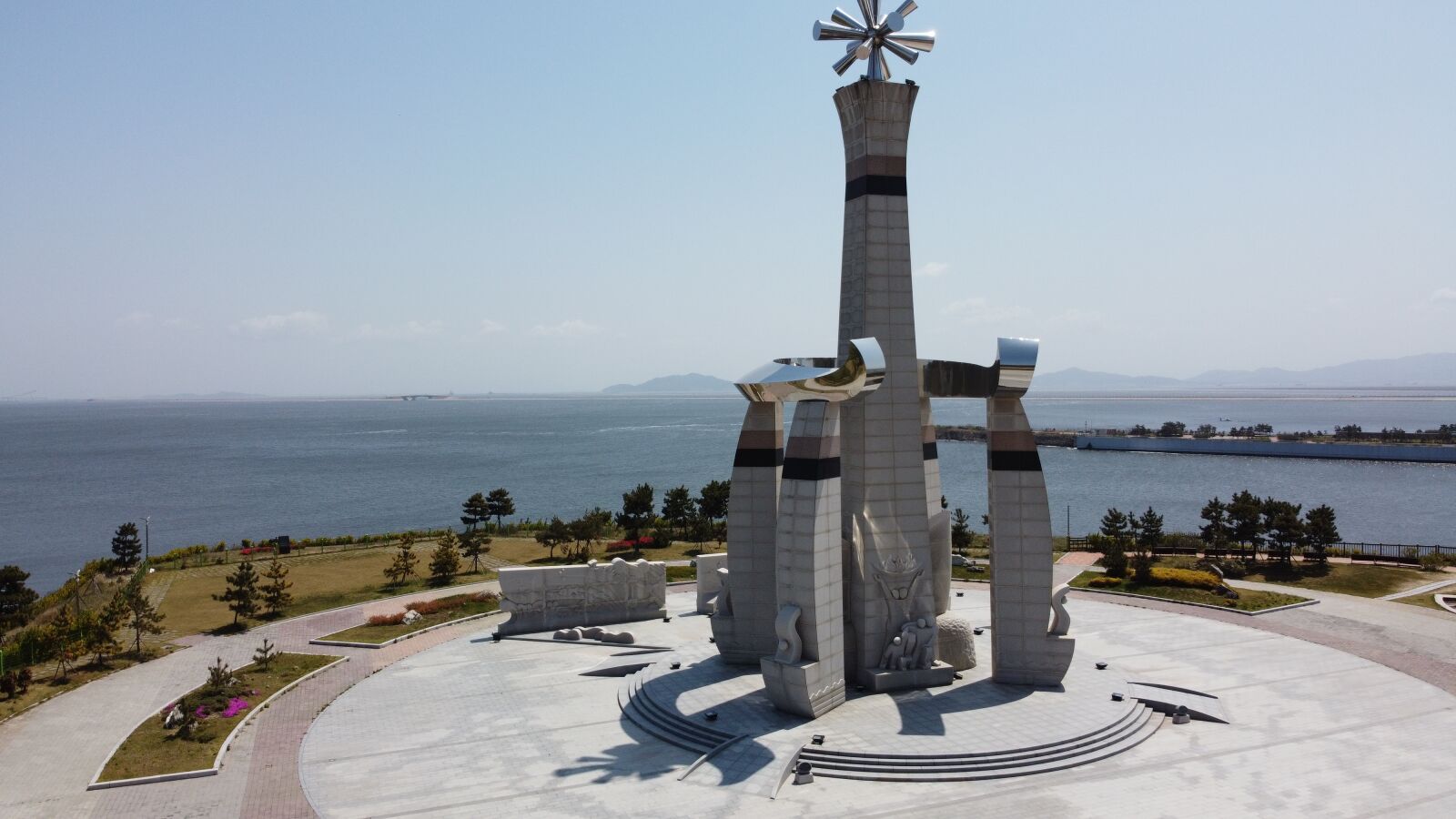 DJI FC7203 sample photo. Saemangeum, journey, seawalls photography