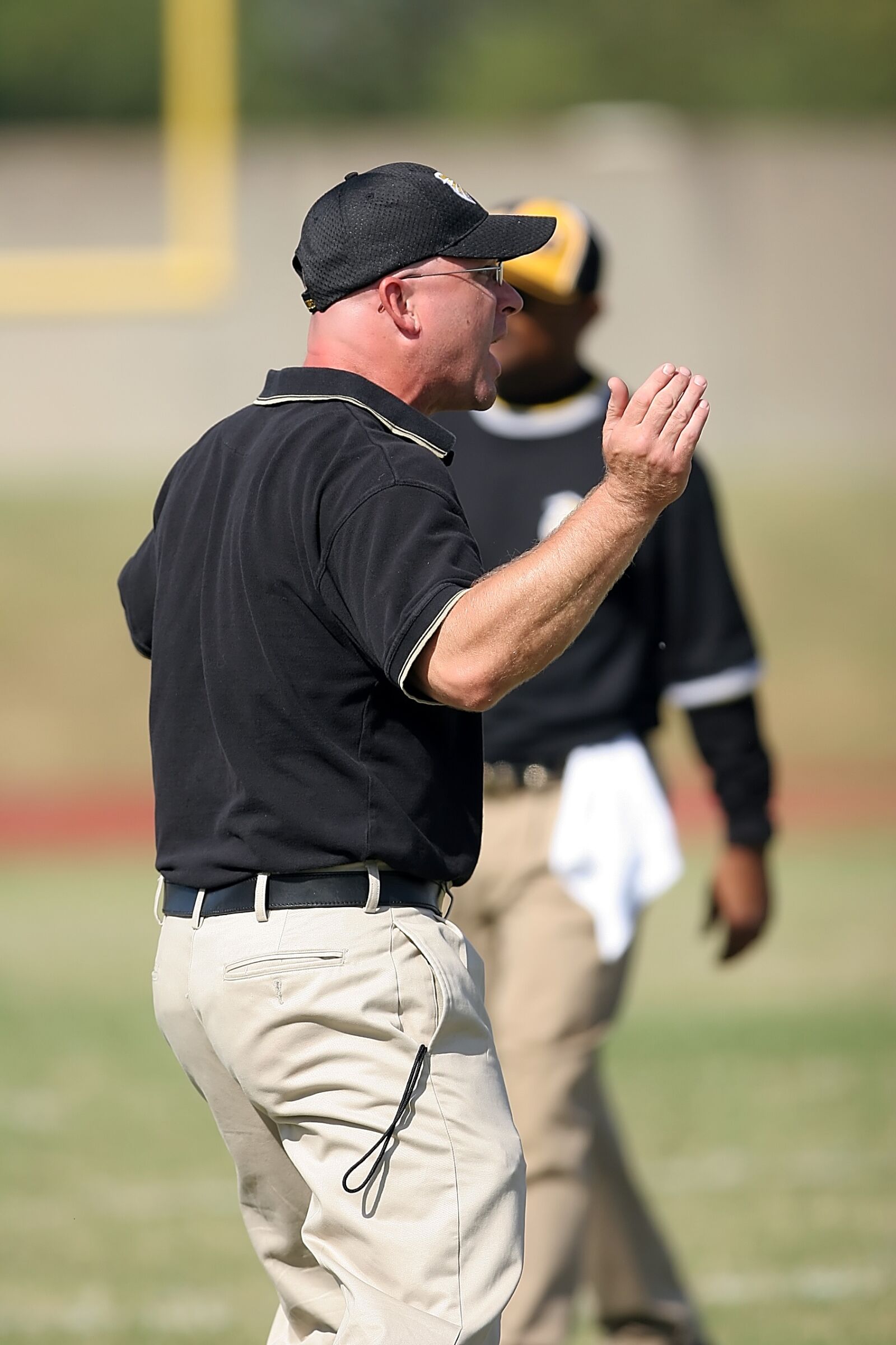 Canon EOS 20D sample photo. Football coach, coach, coaching photography