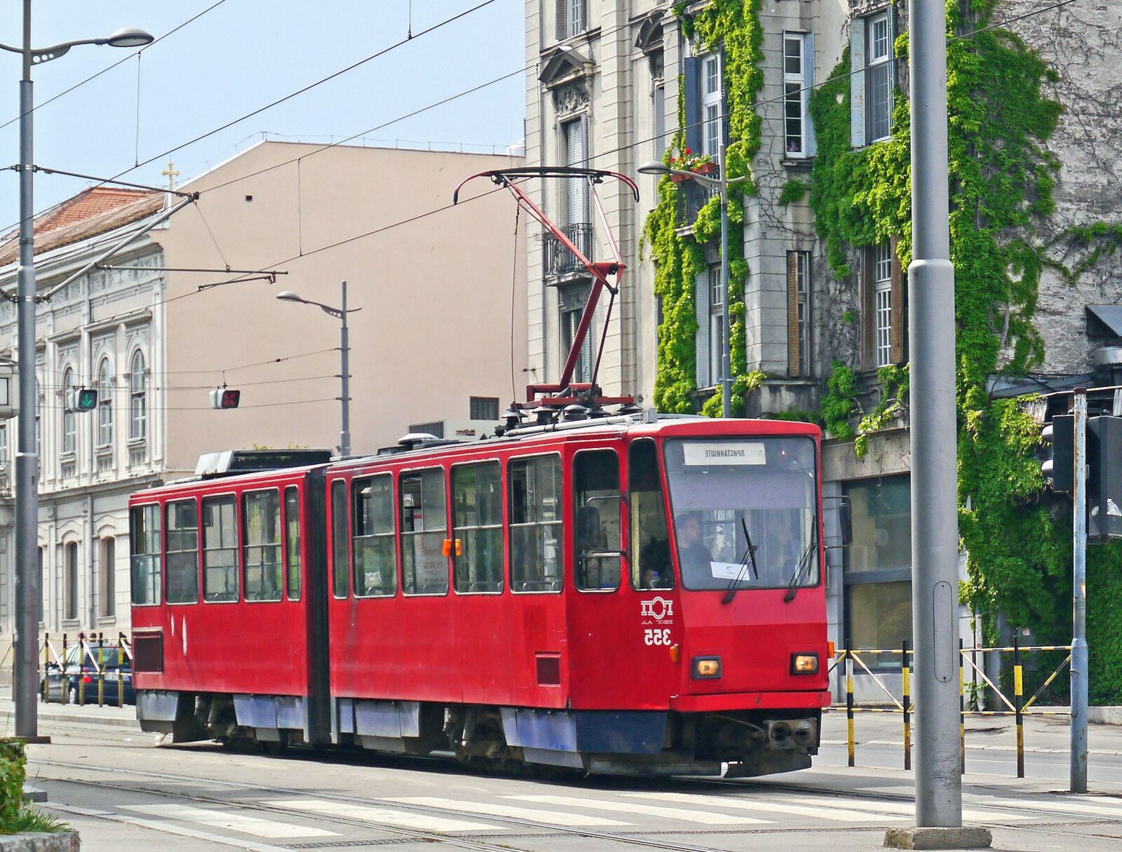 Panasonic Lumix DMC-GX1 sample photo. Streetcar, vehicle, street, electric photography