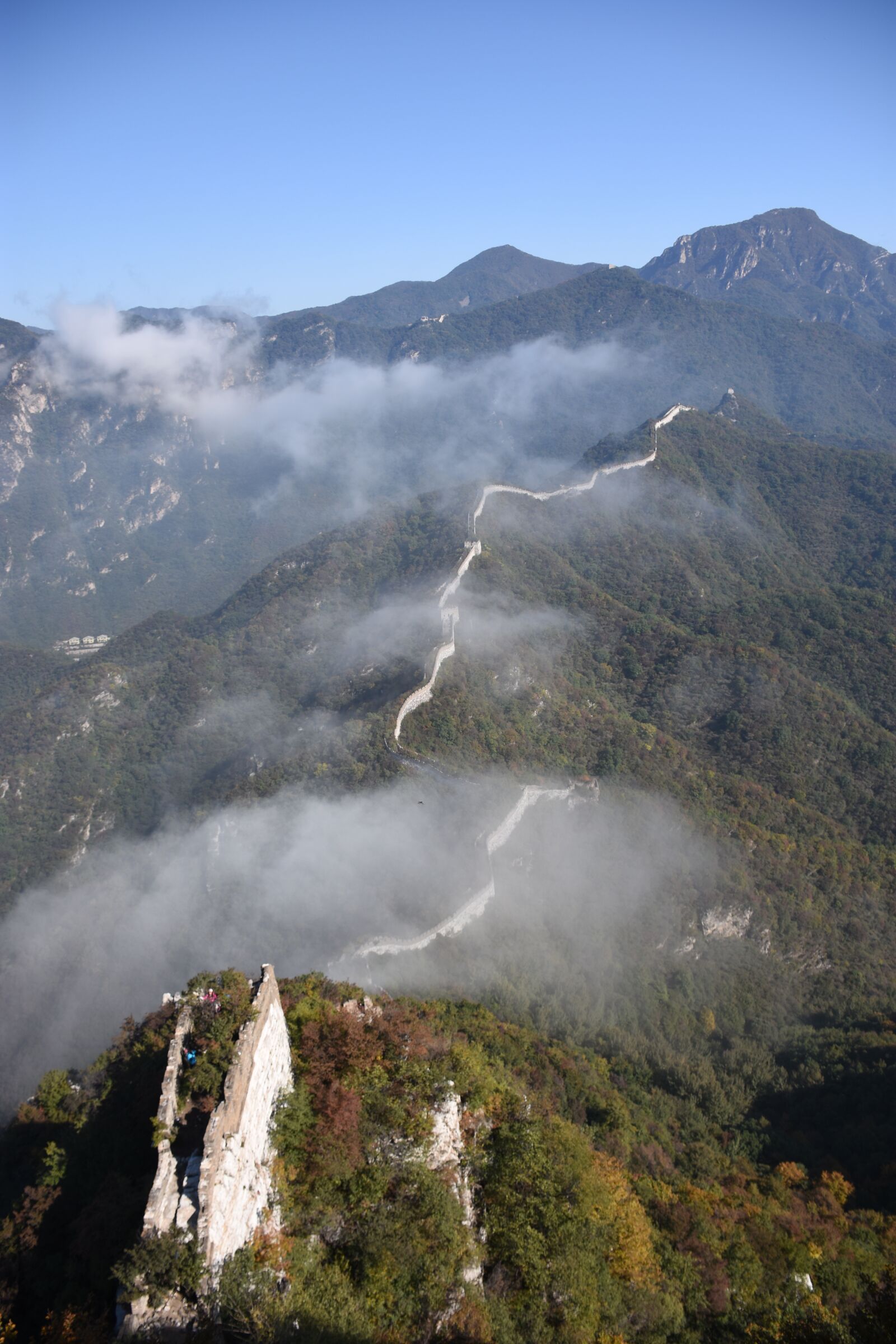 Nikon D7200 sample photo. The great wall, cloud photography