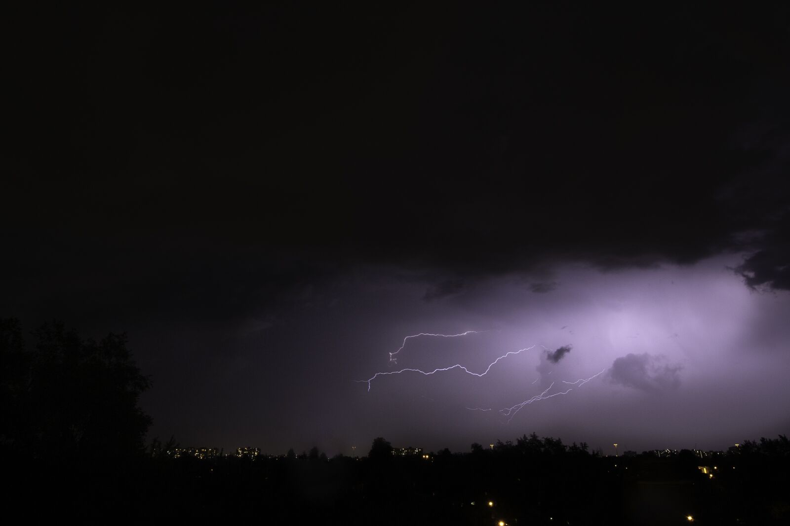 Nikon D3200 sample photo. Thunderstorm, dark, storm photography