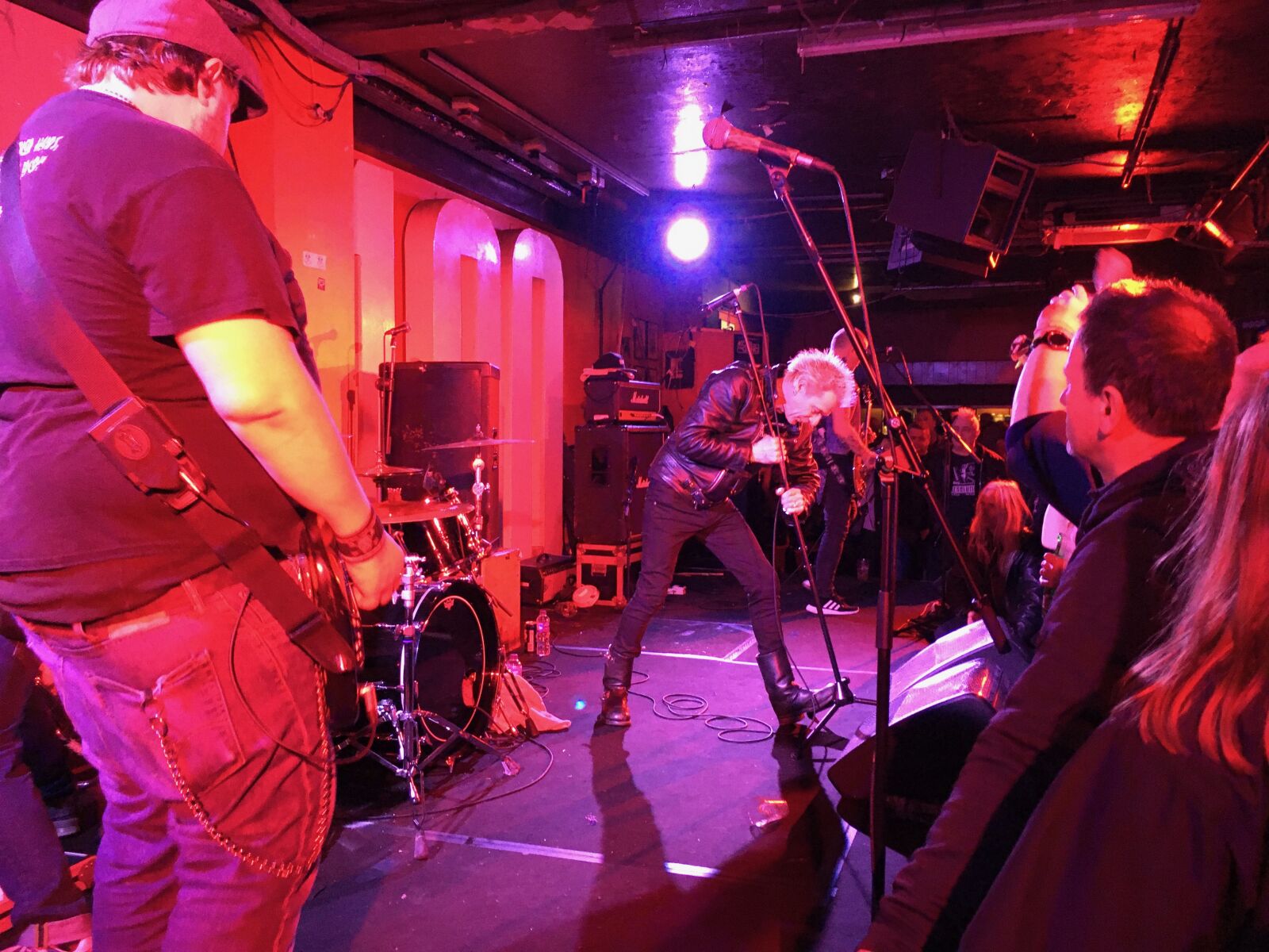 iPhone SE back camera 4.15mm f/2.2 sample photo. Punk, 100 club, london photography