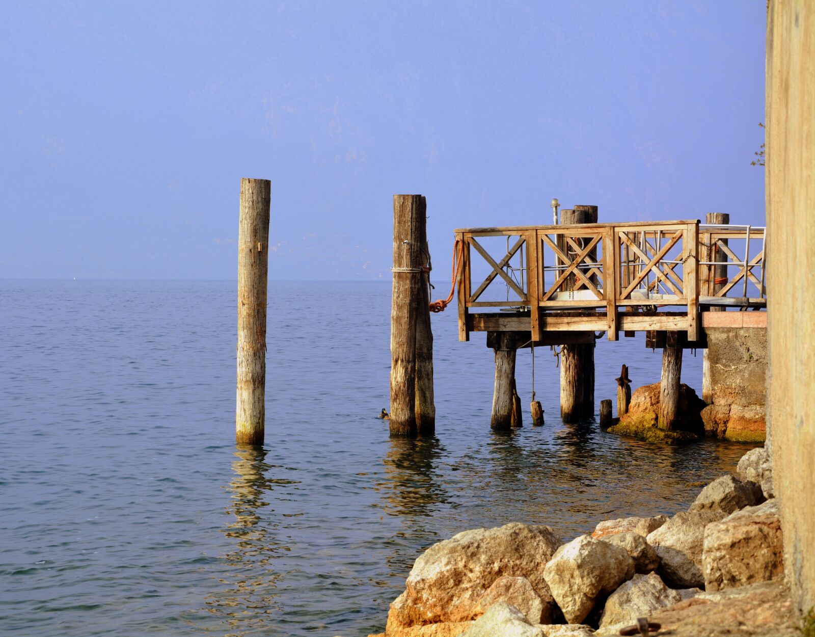 Nikon D7100 sample photo. Lake, mooring, garda photography
