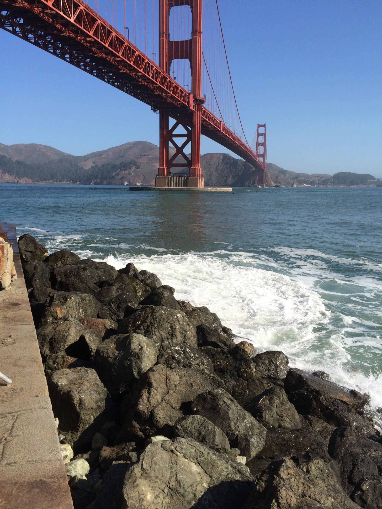 iPhone 5s back camera 4.15mm f/2.2 sample photo. Golden gate bridge, san photography
