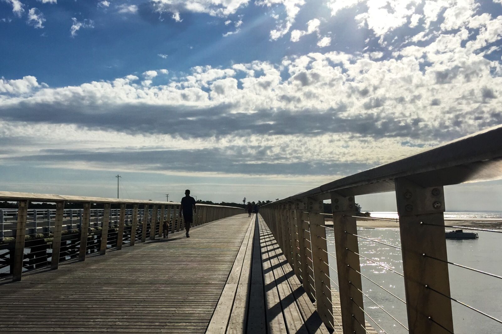 Apple iPhone 6 sample photo. Bridge, river, sky photography
