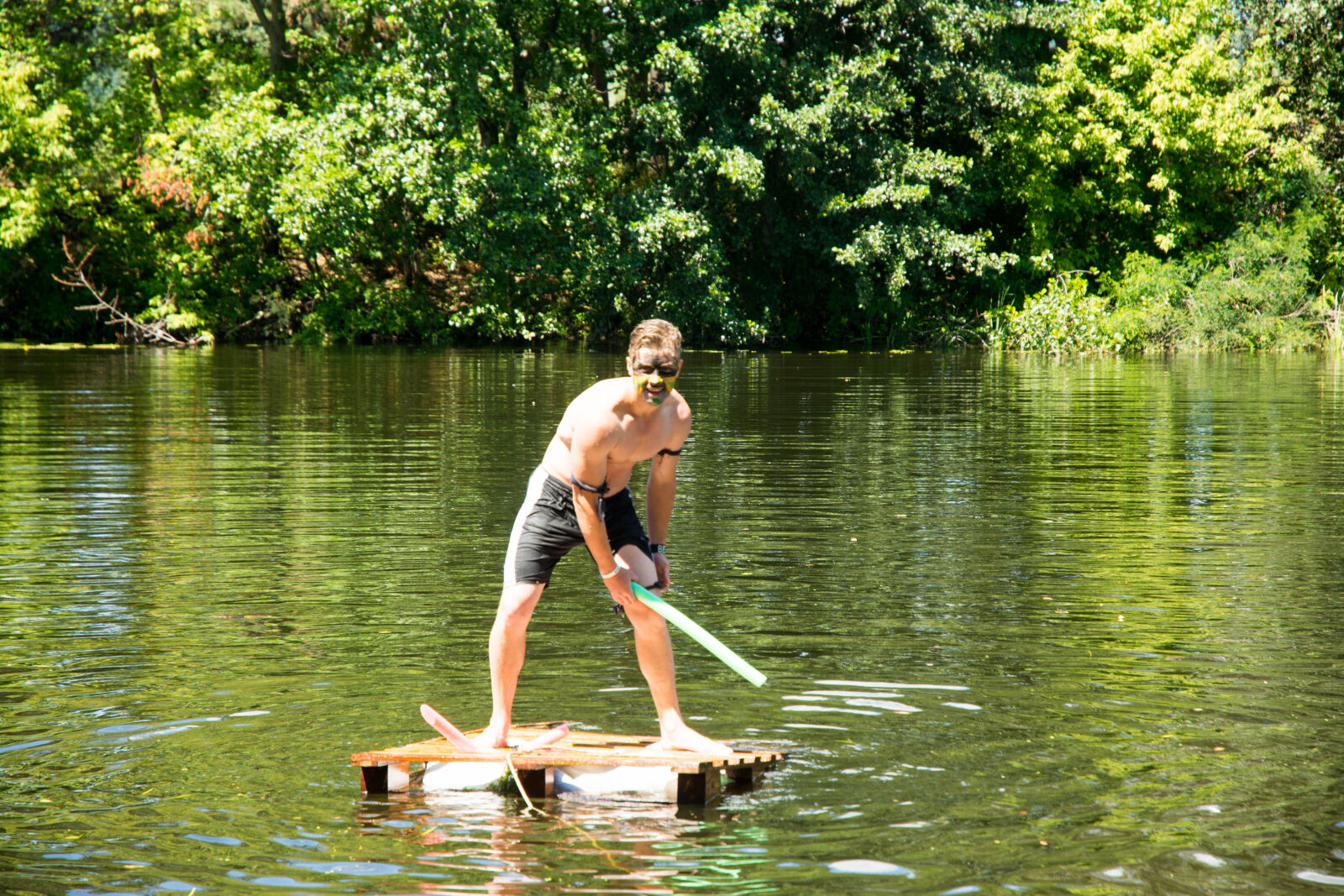 Nikon D7100 sample photo. Camp, dip, forest, pine photography