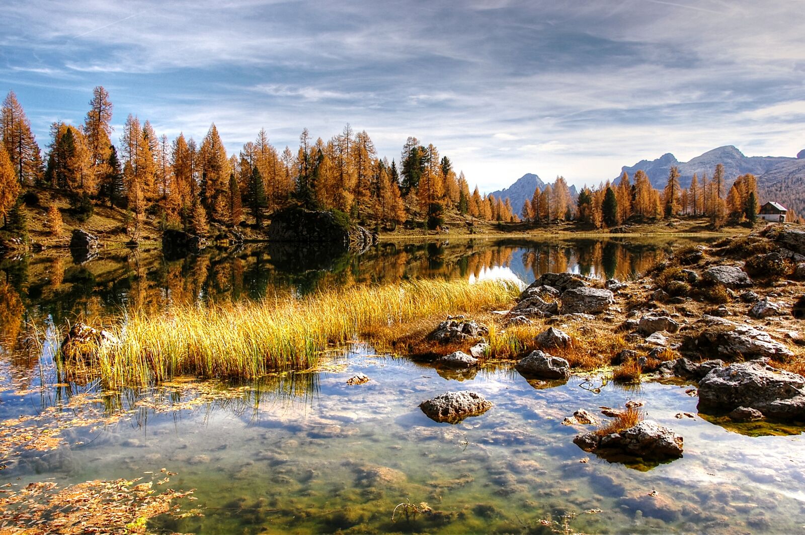 Nikon D40 sample photo. Lago federa, dolomites, landscape photography