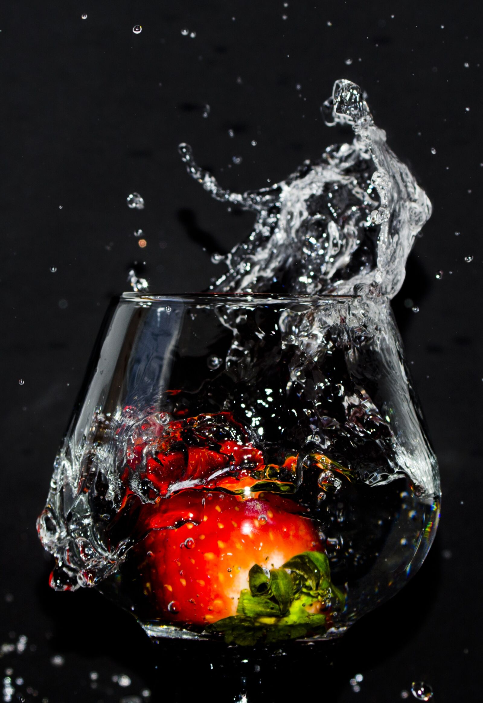 Nikon D3100 sample photo. Strawberry, fruit, red photography