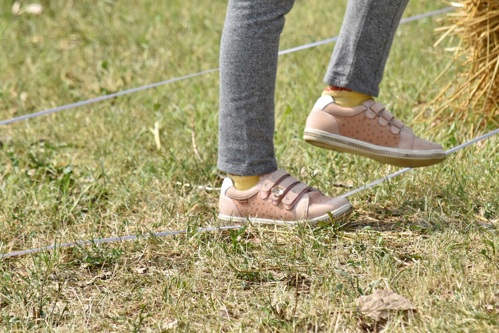 Nikon D5500 sample photo. Jump rope, jumping, sneakers photography