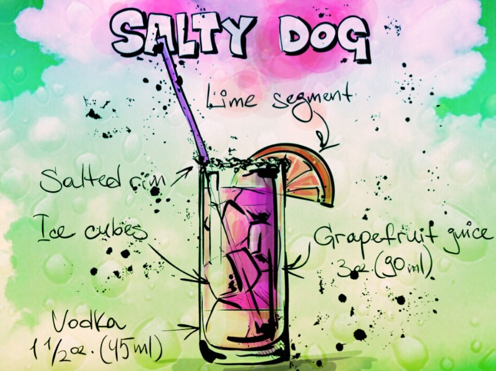 Nikon D7200 sample photo. Cocktail, salty dog, alcohol photography