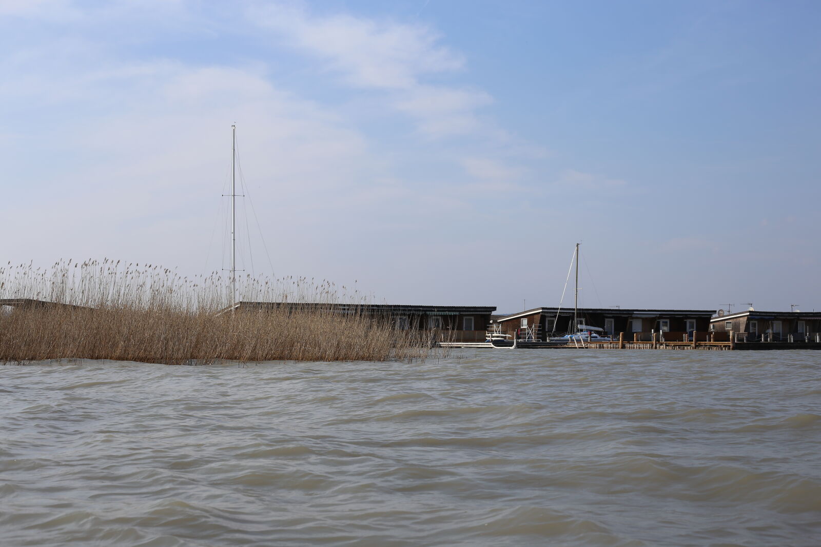Canon EOS 6D + Canon EF 50mm F1.8 STM sample photo. Blue, blue, skies, boat photography