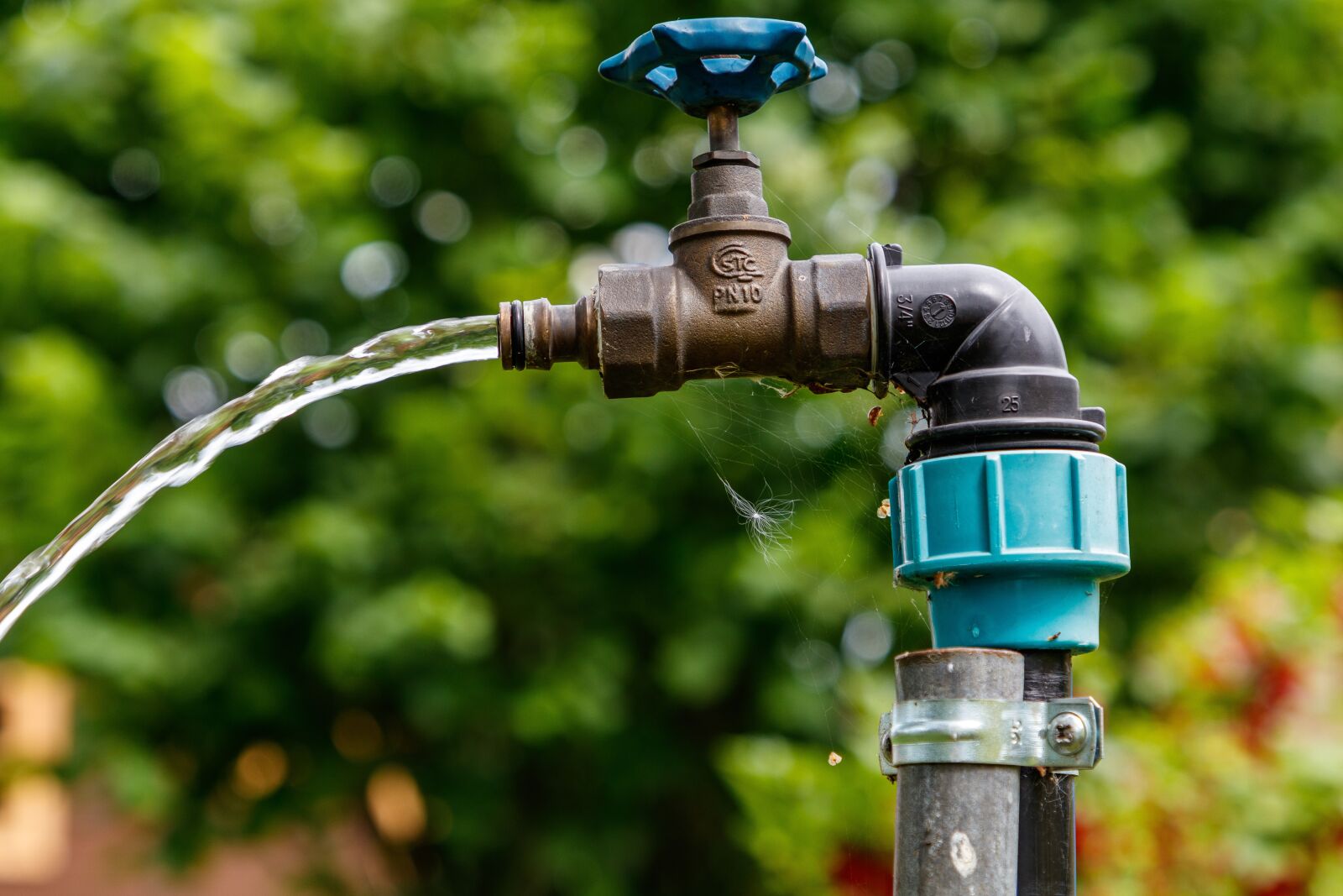 Canon EOS 80D sample photo. Crane, water faucet, outdoor photography