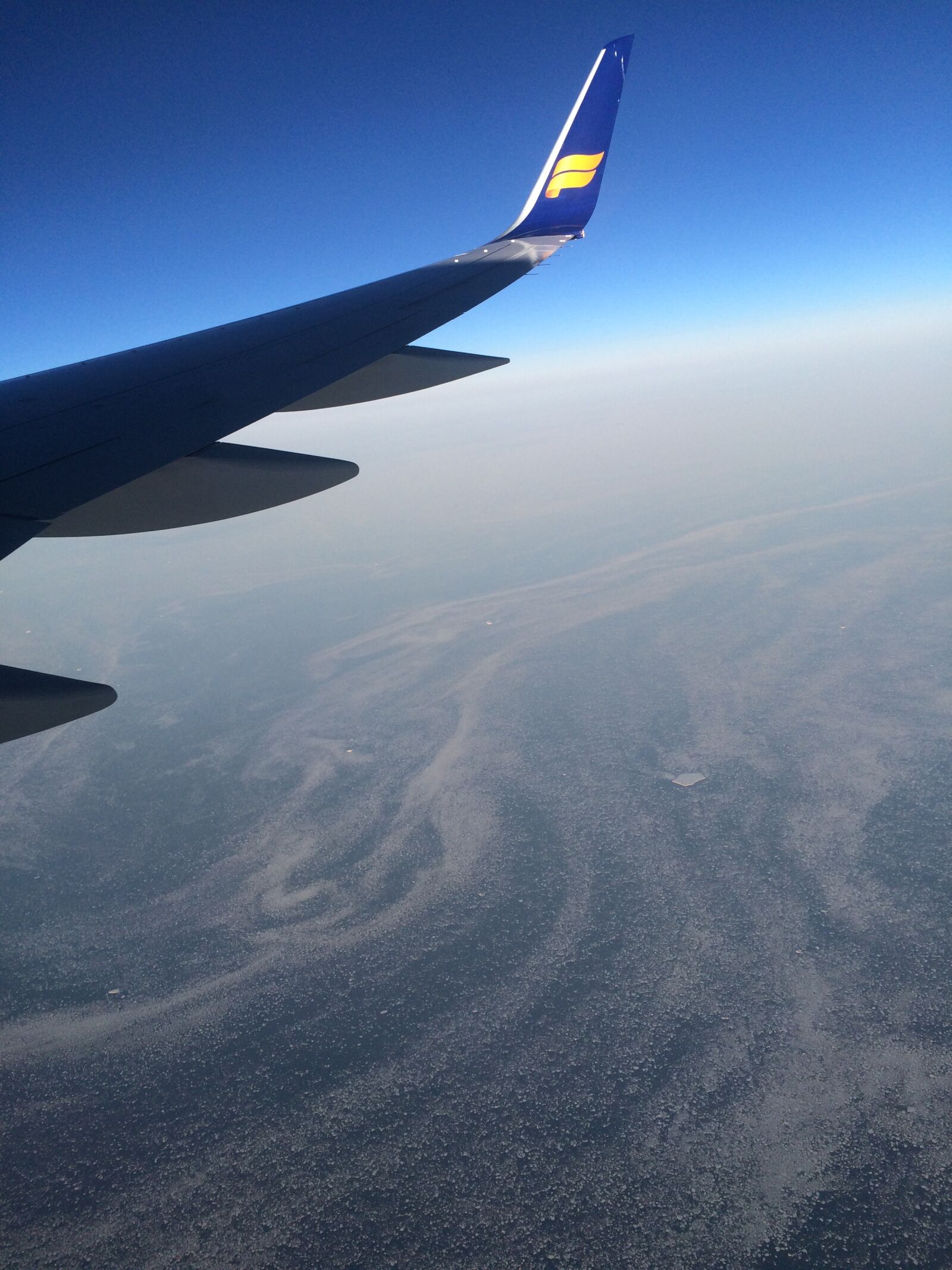 iPhone 5s back camera 4.15mm f/2.2 sample photo. Travel, plane, greenland photography