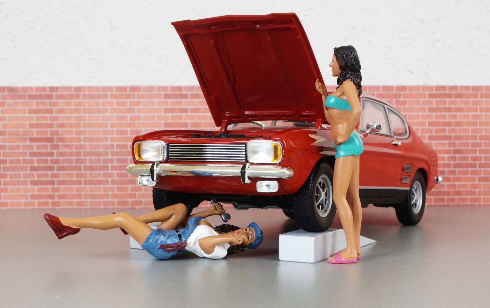 Sony DT 18-70mm F3.5-5.6 sample photo. Model car, ford, ford photography