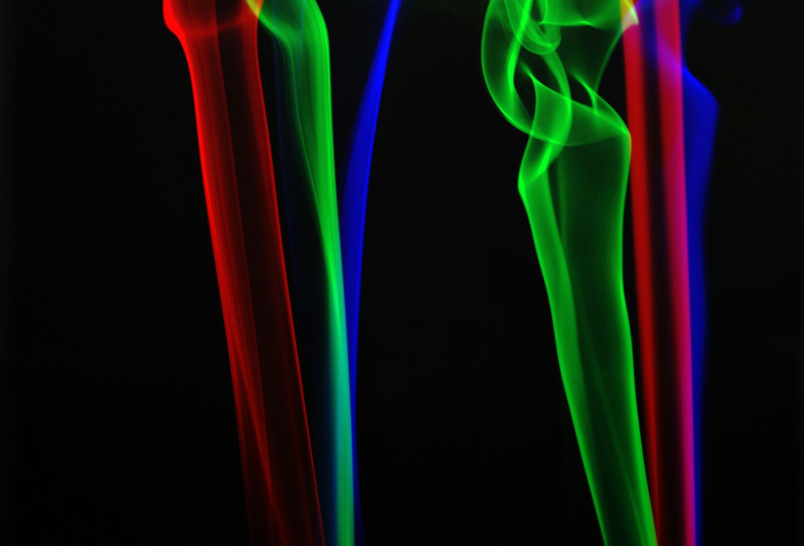 Nikon D60 sample photo. Smoke, abstract, colours photography