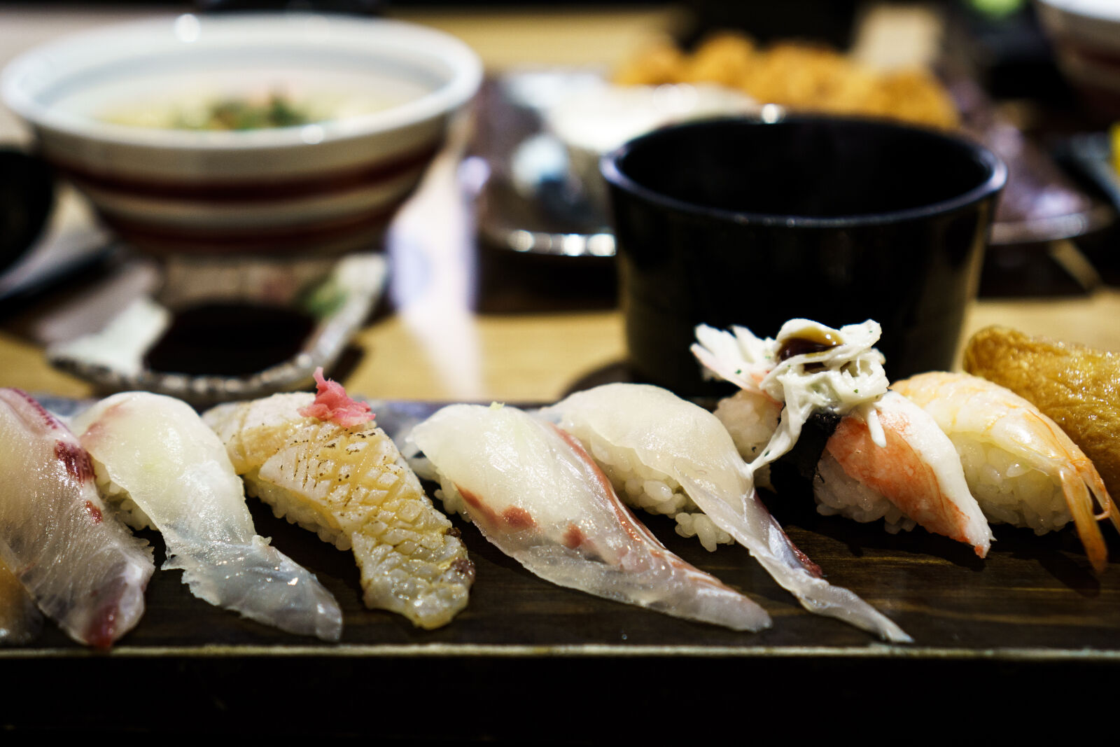 Sony a6000 sample photo. Fish, japanese, raw, sashimi photography