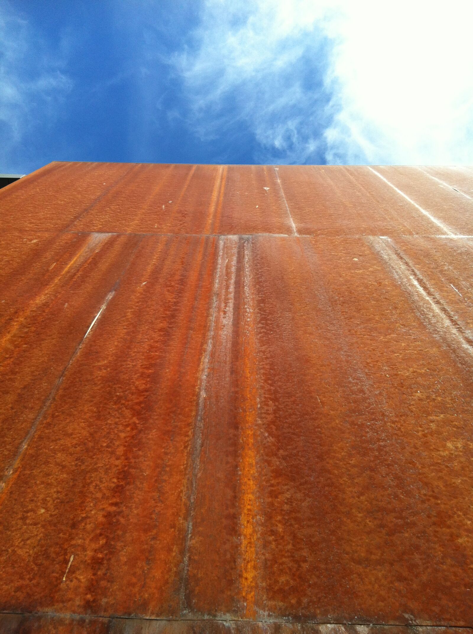 Apple iPhone 4 sample photo. Building, rust, sky photography