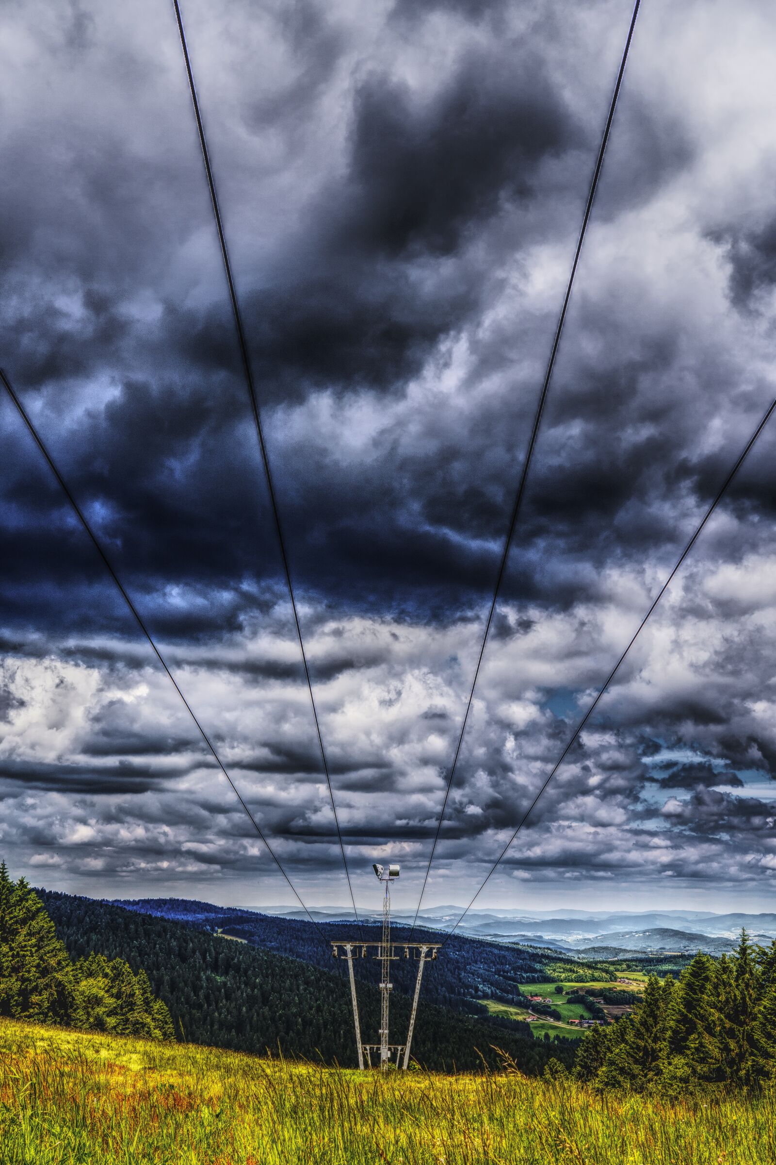 Sony a6300 + Sigma 30mm F2.8 EX DN sample photo. Bavarian forest, ski run photography