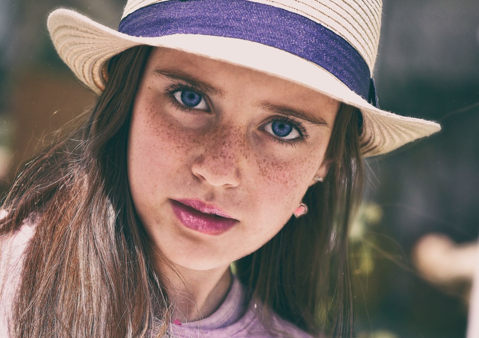 Nikon D750 sample photo. Girl, hat, young woman photography