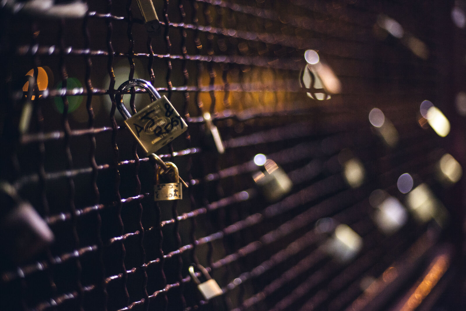 Canon EOS 5D Mark II sample photo. Love, street, fence, amour photography