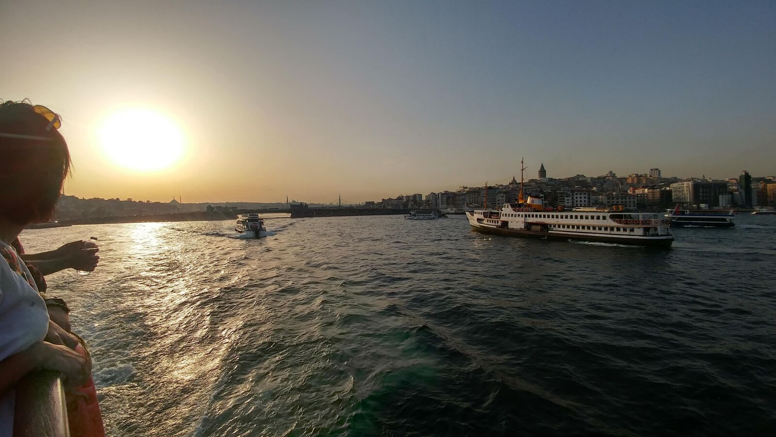 LG G5 sample photo. Watercraft, sea, water, silhouette photography